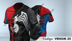 [POL0025] Spider Man Medio Negro